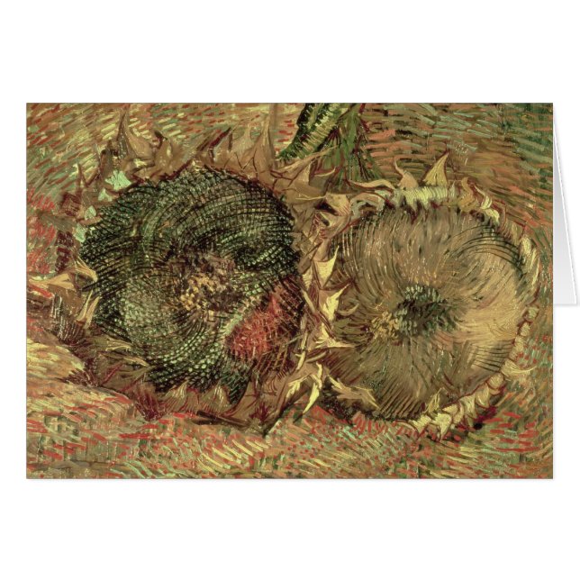 Vincent van Gogh | Two Cut Sunflowers, 1887 (Front Horizontal)