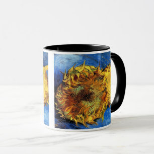 Vincent Van Gogh - Two Cut Sunflowers - Fine Art Mug