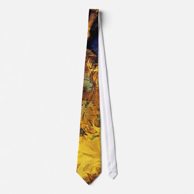 Vincent Van Gogh - Two Cut Sunflowers - Fine Art Tie (Front)