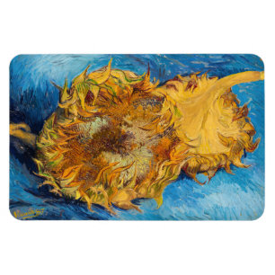 Vincent van Gogh - Two Cut Sunflowers Magnet