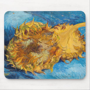 Vincent van Gogh - Two Cut Sunflowers Mouse Mat