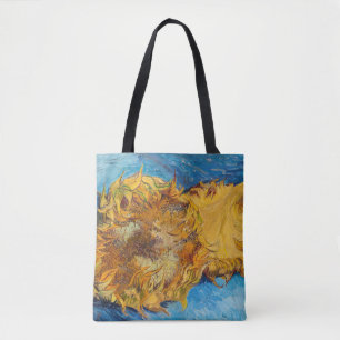Vincent van Gogh - Two Cut Sunflowers Tote Bag