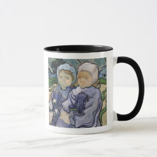 Vincent van Gogh   Two Little Girls, 1890 Mug