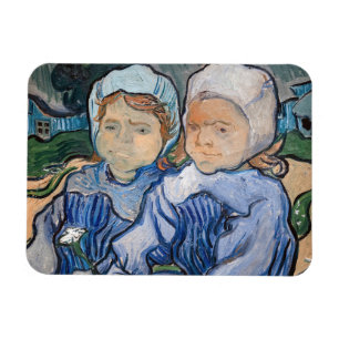 Vincent van Gogh - Two Little Girls Magnet