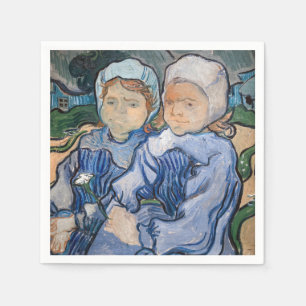 Vincent van Gogh - Two Little Girls Napkin
