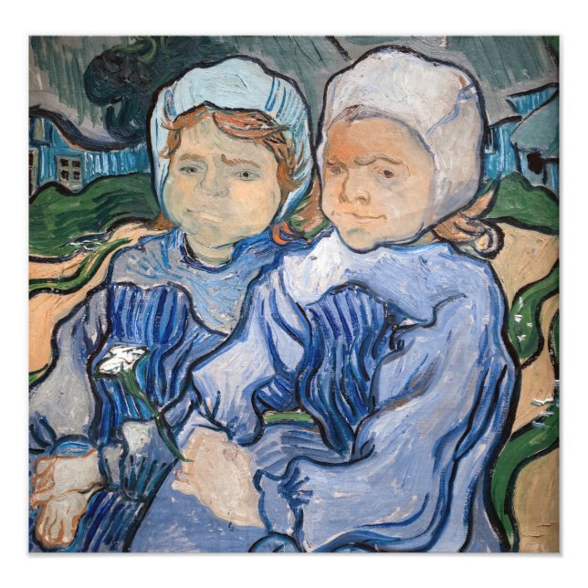 Vincent van Gogh - Two Little Girls Photo Print (Front)
