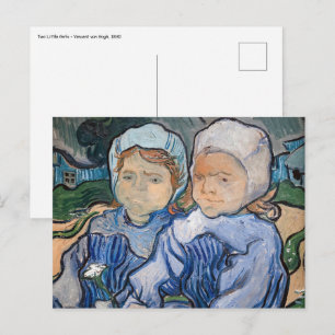 Vincent van Gogh - Two Little Girls Postcard