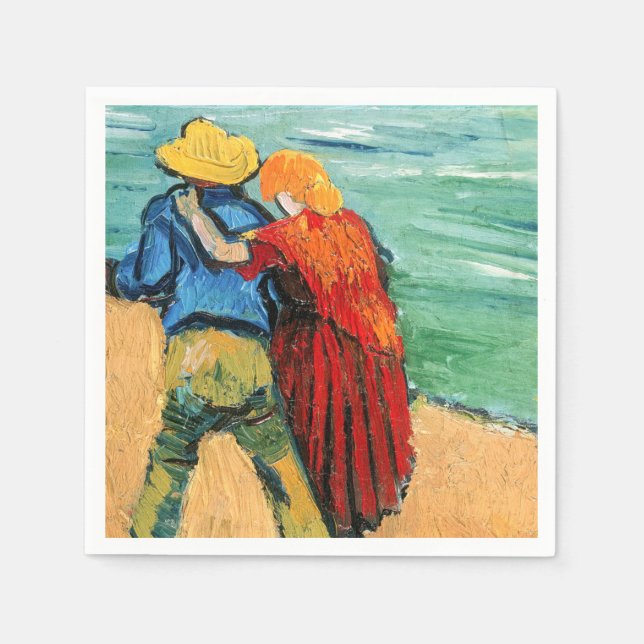 Vincent van Gogh - Two Lovers Napkin (Front)