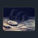 Vincent Van Gogh - Two Rats - Rat Lover Fine Art Magnet<br><div class="desc">Oil on canvas in realism style from 1884 shows two rats gnawing on a piece of discarded bread while keeping an eye out for cats. Unlike similar stores, Art Lover's Cafe features classic, high resolution works of art that have been carefully restored, color-balanced & retouched to remove spots & artifacts...</div>