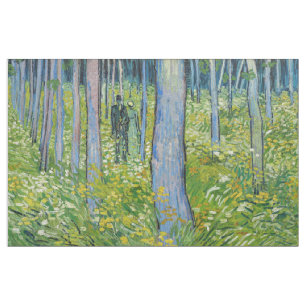 Vincent van Gogh - Undergrowth with Two Figures Fabric