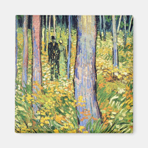 Vincent Van Gogh - Undergrowth With Two Figures Magnet