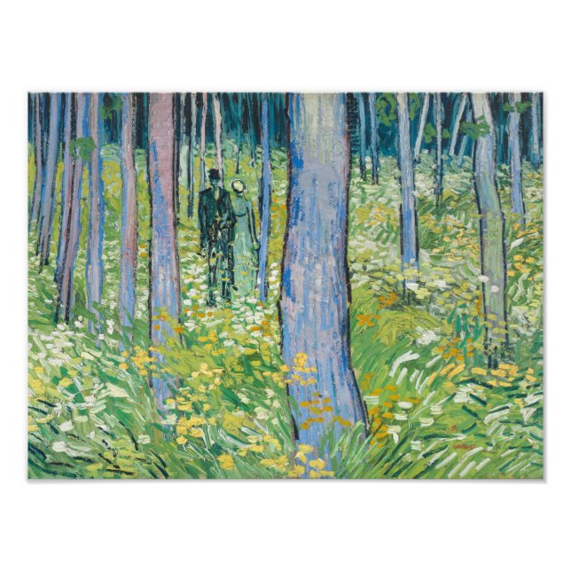 Vincent van Gogh - Undergrowth with Two Figures Photo Print (Front)