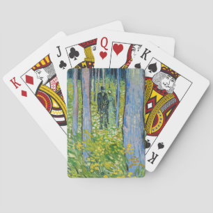 Vincent van Gogh - Undergrowth with Two Figures Playing Cards