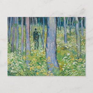 Vincent van Gogh - Undergrowth with Two Figures Postcard