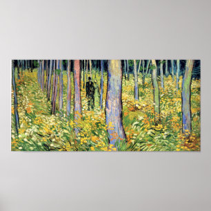 Vincent Van Gogh - Undergrowth With Two Figures Poster
