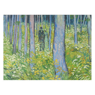 Vincent van Gogh - Undergrowth with Two Figures Tablecloth