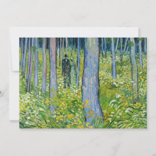Vincent van Gogh - Undergrowth with Two Figures Thank You Card