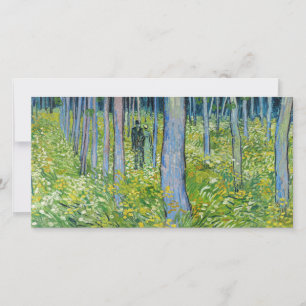 Vincent van Gogh - Undergrowth with Two Figures Thank You Card
