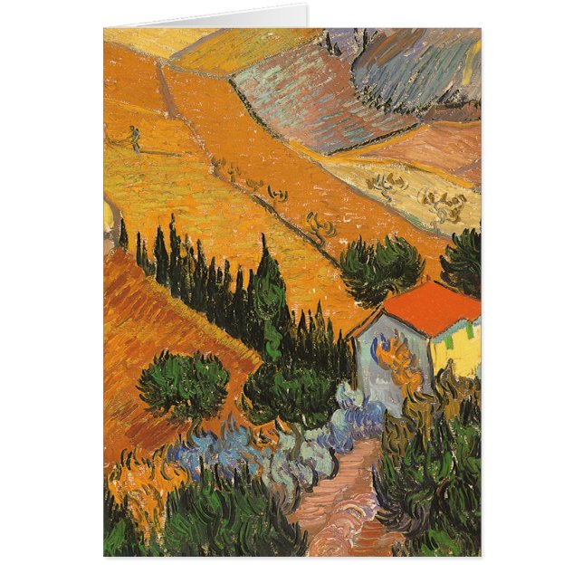 Vincent van Gogh - Valley with Plowman (Front)