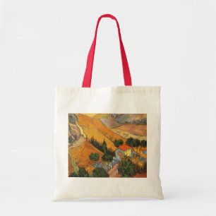 Vincent van Gogh - Valley with Plowman Tote Bag