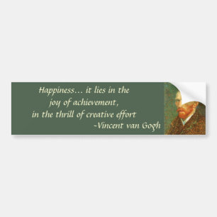 Vincent van Gogh - Van Gogh Self Portrait Bumper Sticker