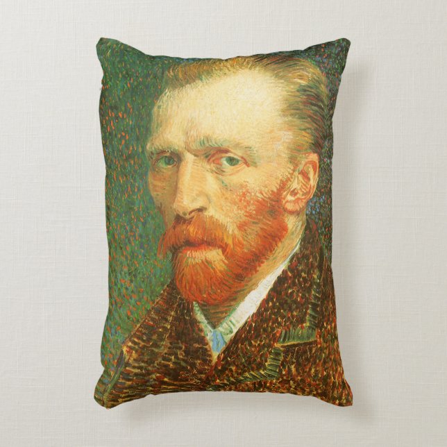 Vincent van Gogh - Van Gogh Self Portrait Decorative Cushion (Front(Vertical))