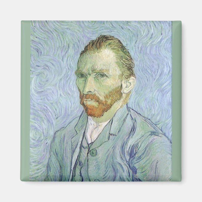 Vincent van Gogh - Van Gogh Self Portrait in Blue Magnet (Front)