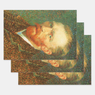 Vincent van Gogh - Van Gogh Self Portrait Wrapping Paper Sheet