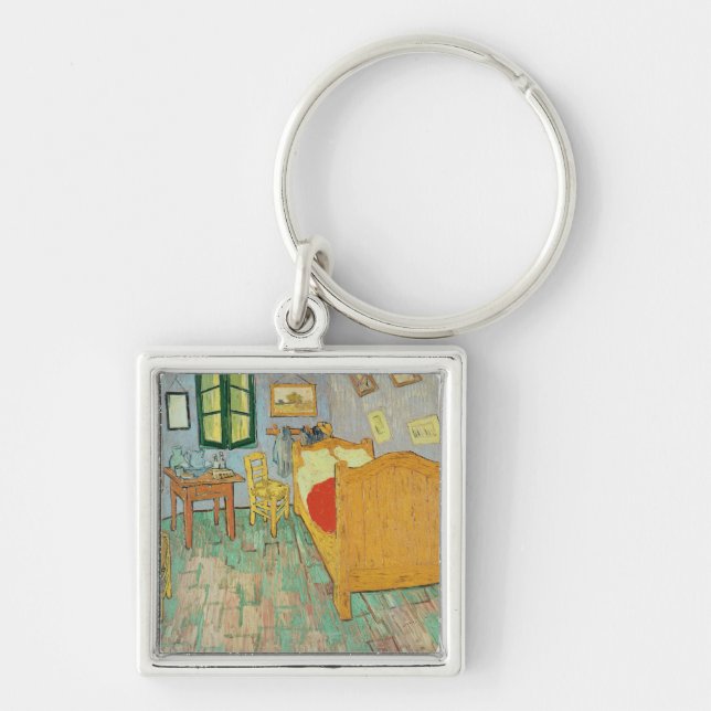Vincent van Gogh | Van Gogh's Bedroom at Arles Key Ring (Front)
