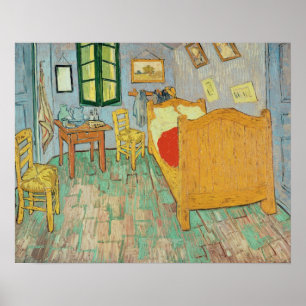 Vincent van Gogh Van Gogh's Bedroom at Arles Poster