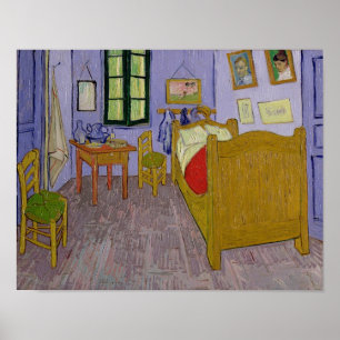 Vincent van Gogh Van Gogh's Bedroom at Arles Poster