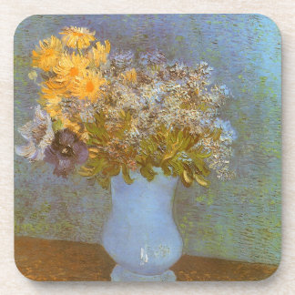 Vincent van Gogh Vase of Lilacs, Daisies, Anemones Coaster