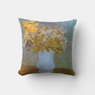 Vincent van Gogh Vase of Lilacs, Daisies, Anemones Cushion