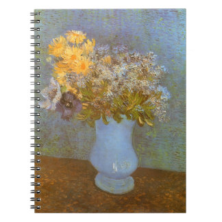 Vincent van Gogh Vase of Lilacs, Daisies, Anemones Notebook