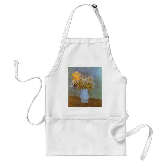 Vincent van Gogh Vase of Lilacs, Daisies, Anemones Standard Apron (Front)