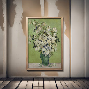 Vincent Van Gogh, Vase of Roses, Roses In The Vase Photo Print