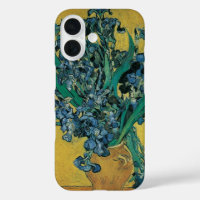 Vincent van Gogh - Vase w Irises Yellow Background