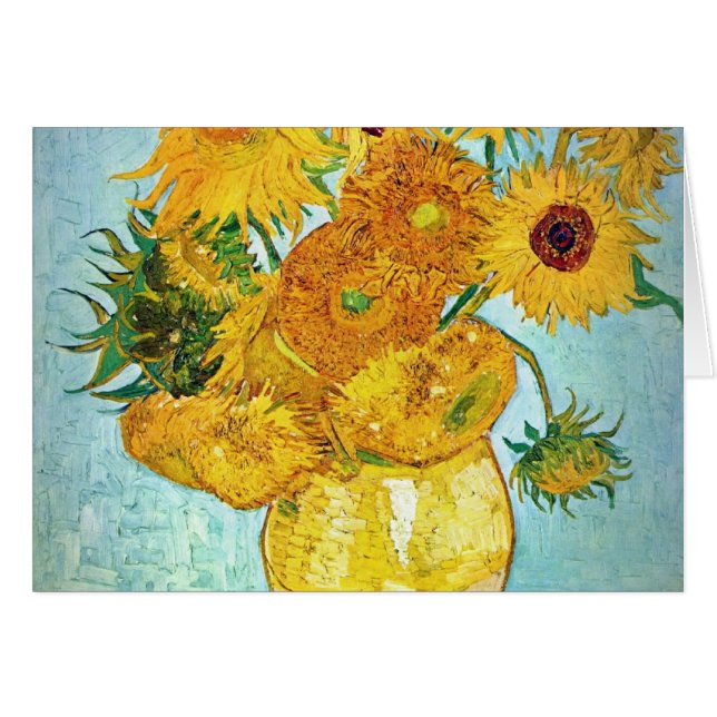 Vincent van Gogh - Vase with 12 Sunflowers (Front Horizontal)