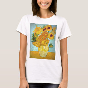 Vincent van Gogh - Vase with 12 Sunflowers T-Shirt