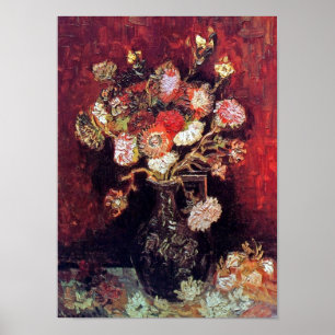 Vincent Van Gogh - Vase With Asters And Phlox Poster