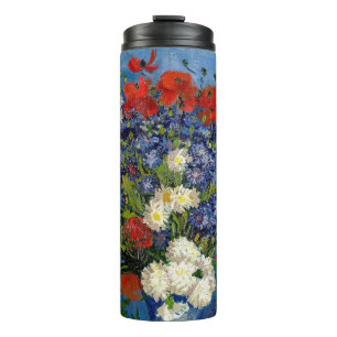 Vincent van Gogh - Vase with Cornflowers & Poppies Thermal Tumbler