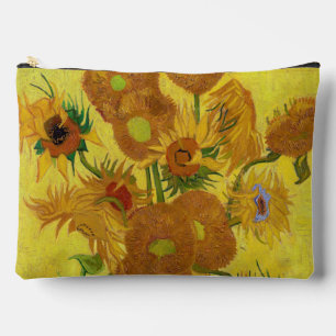 Vincent van Gogh - Vase with Fifteen Sunflowers Accessory Pouch
