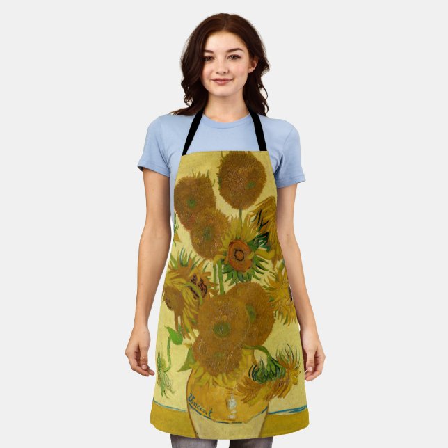 Vincent van Gogh - Vase with Fifteen Sunflowers Apron (Worn)
