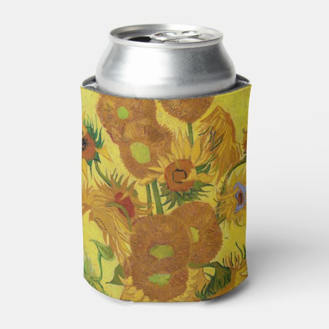 Vincent van Gogh - Vase with Fifteen Sunflowers Can Cooler (Can Front)