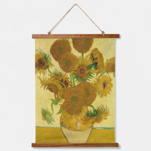 Vincent van Gogh - Vase with Fifteen Sunflowers Hanging Tapestry