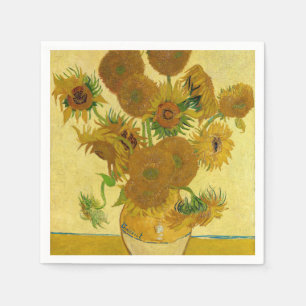 Vincent van Gogh - Vase with Fifteen Sunflowers Napkin