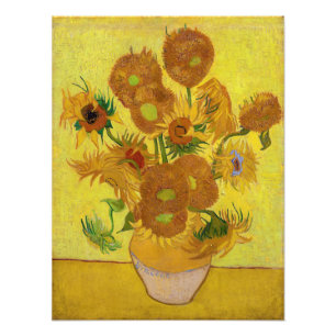 Vincent van Gogh - Vase with Fifteen Sunflowers Photo Print