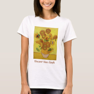Vincent van Gogh - Vase with Fifteen Sunflowers T-Shirt