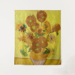 Vincent van Gogh - Vase with Fifteen Sunflowers Tapestry