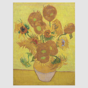 Vincent van Gogh - Vase with Fifteen Sunflowers Tissue Paper